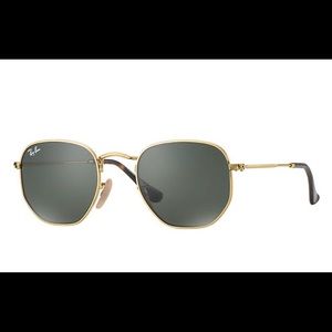 Ray-Ban Hexagonal Flat Lenses in Original Green